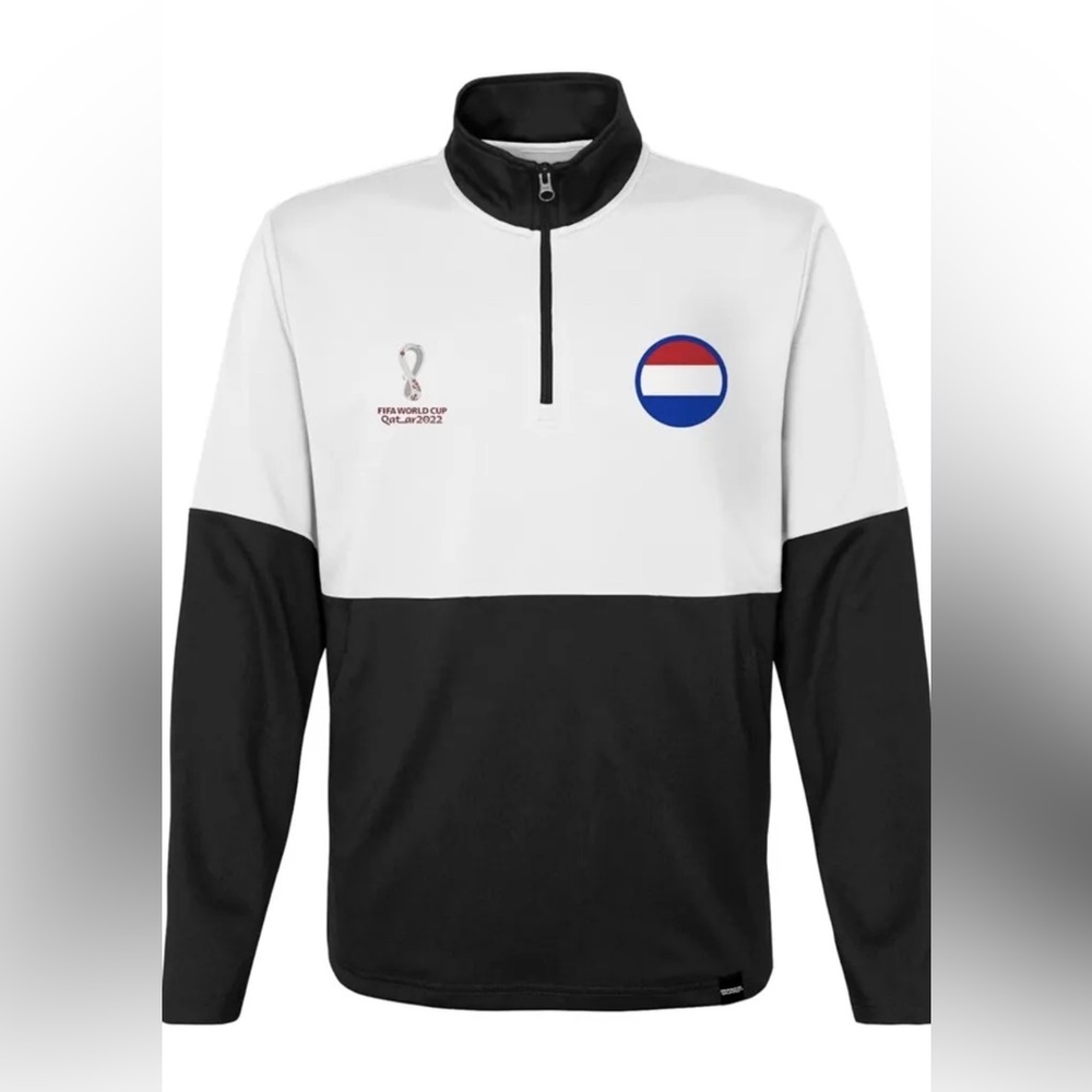 Small Outerstuff  FIFA World Cup 1/4 Zip Top Country: Netherlands New W/Tag